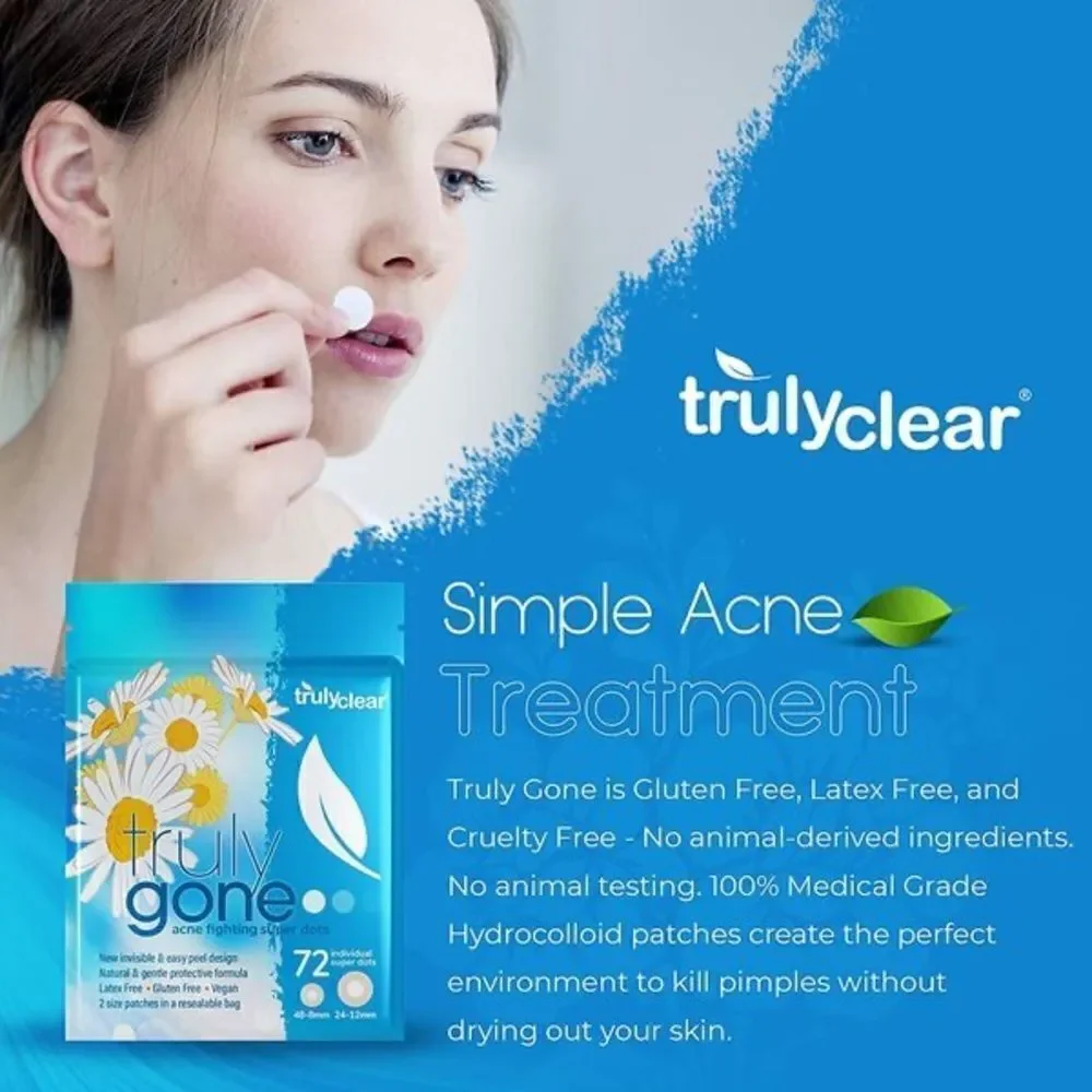 Truly Gone Acne Fighting Super Dots - New Sealed Pkg